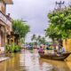 boats on the river in Hoi An