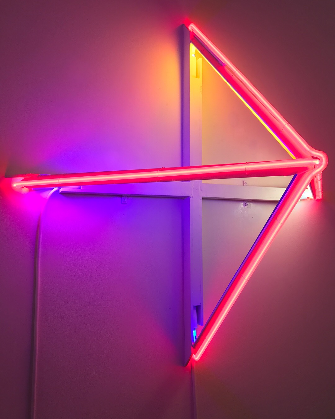 neon light art by dace burkevica